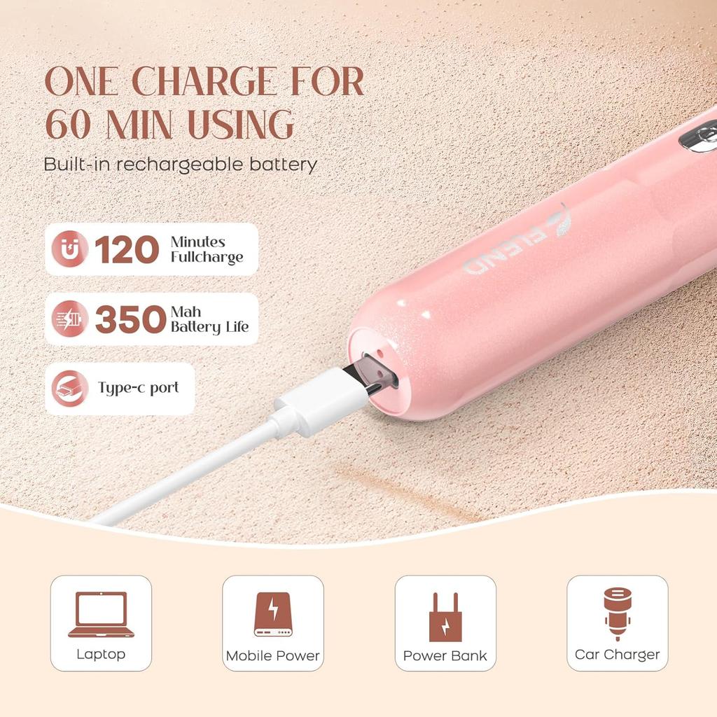 Epilator for Women, 2-in-1 Facial Hair Removal Epilator, Painless Designed Hair Remover with Built-in LED Light for Precision, Smooth Glide Hair