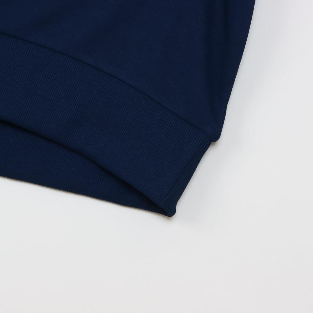 Champion Active Dry French Terry Long Sleeve Hooded Kids' Sweatshirt, Navy, Schoolboys, CK-BS102