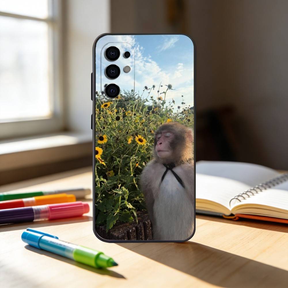 m-Monkey abstract Funny    Phone Case For Samsung S25,S24,S21,S22,S23,S30,Ultra,S20,Plus,Fe,Note,10,9,5G Black Cover