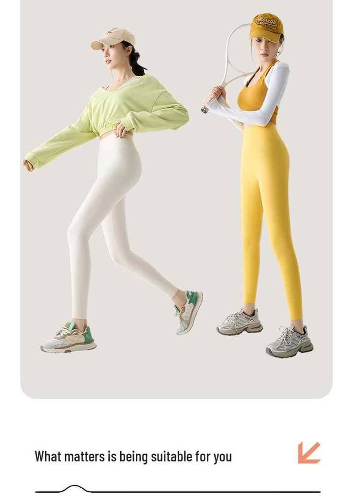 Enhanced Women's Autumn/Winter Long & Short Shark Yoga Pants, Plus Size, Outdoor-Ready.