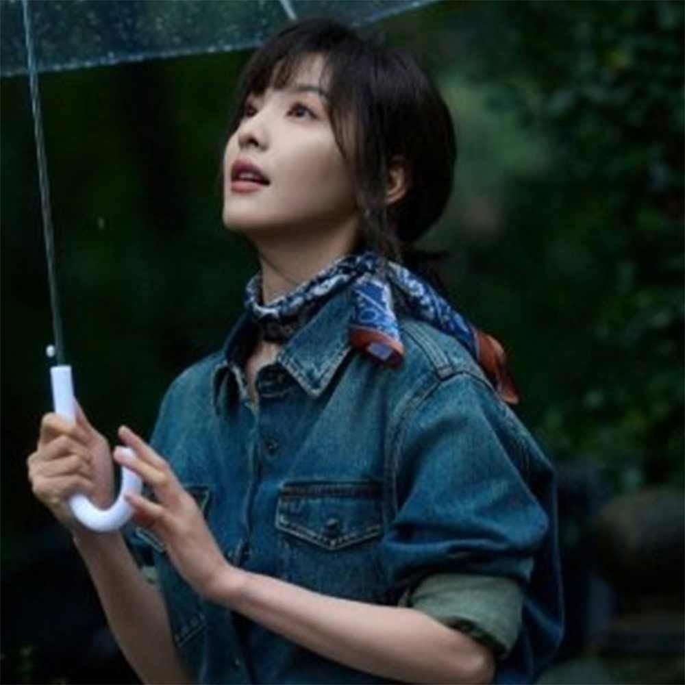 Double Sides Silk Scarf Flower Pattern Head Handkerchief Trendy Bandana  Gift