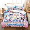 New New Kawai Love Live! Beding Set Carton Anime thre-piece set Adult People Kid Bedrom with Soft Fabric Duvetcover Sets Kawai colcha de verano c
