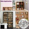 120Pcs 7-character Board Support Central Shaft Glass Laminate Support Bracket Wardrobe Cabinet Laminate Support Laminate Nail