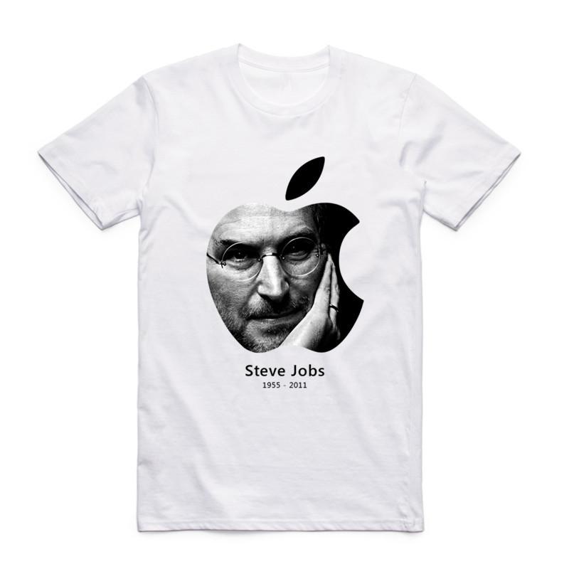 2019 Fashion Men Women Print Steve Jobs Apple Design Classic T-shirt Short Sleeve O-Neck Summer Casual Top Tee Funny T Shirt