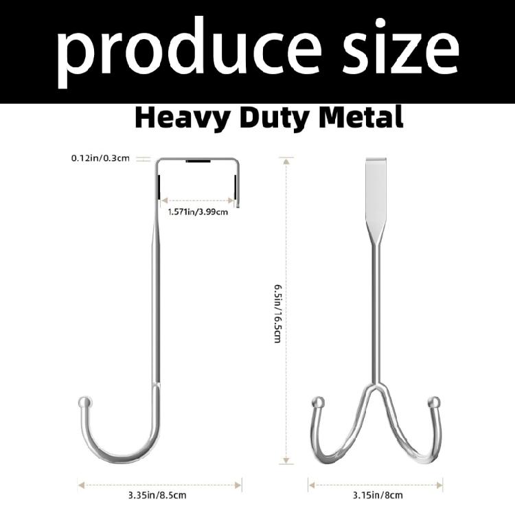 Stainless Steel Hanger For Jackets Scarves Practical Over The Door Hooks For Organizing Clothes Accessories