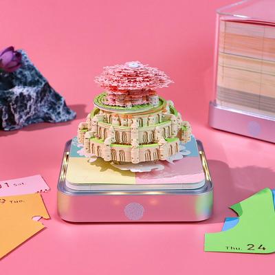 Floating Castle 2026: 3D Pop-Up Paper Sculpture Calendar - Cultural Commemorative Gift and Notepad
