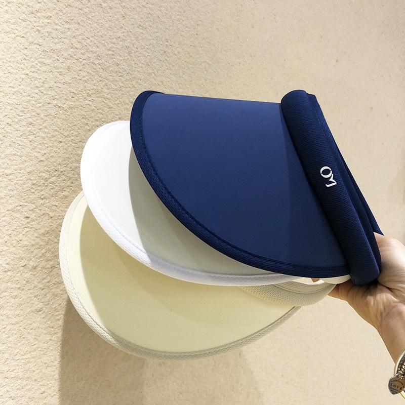 Versatile Hat Style Fashion Minimalist Solid Color Womens Hatscaps Sunshade