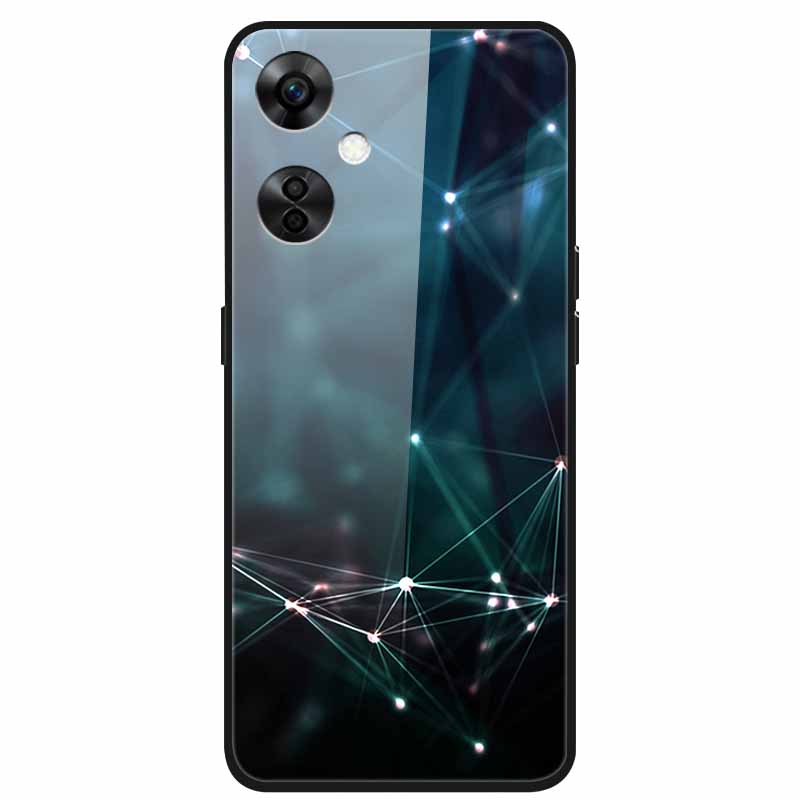 For One Plus Nord CE 3 Lite 5G Case N30 Tempered Glass Hard Back Cover for Oneplus Nord CE3 Lite N 30 Cases Bumper 3lite CE3Lite
