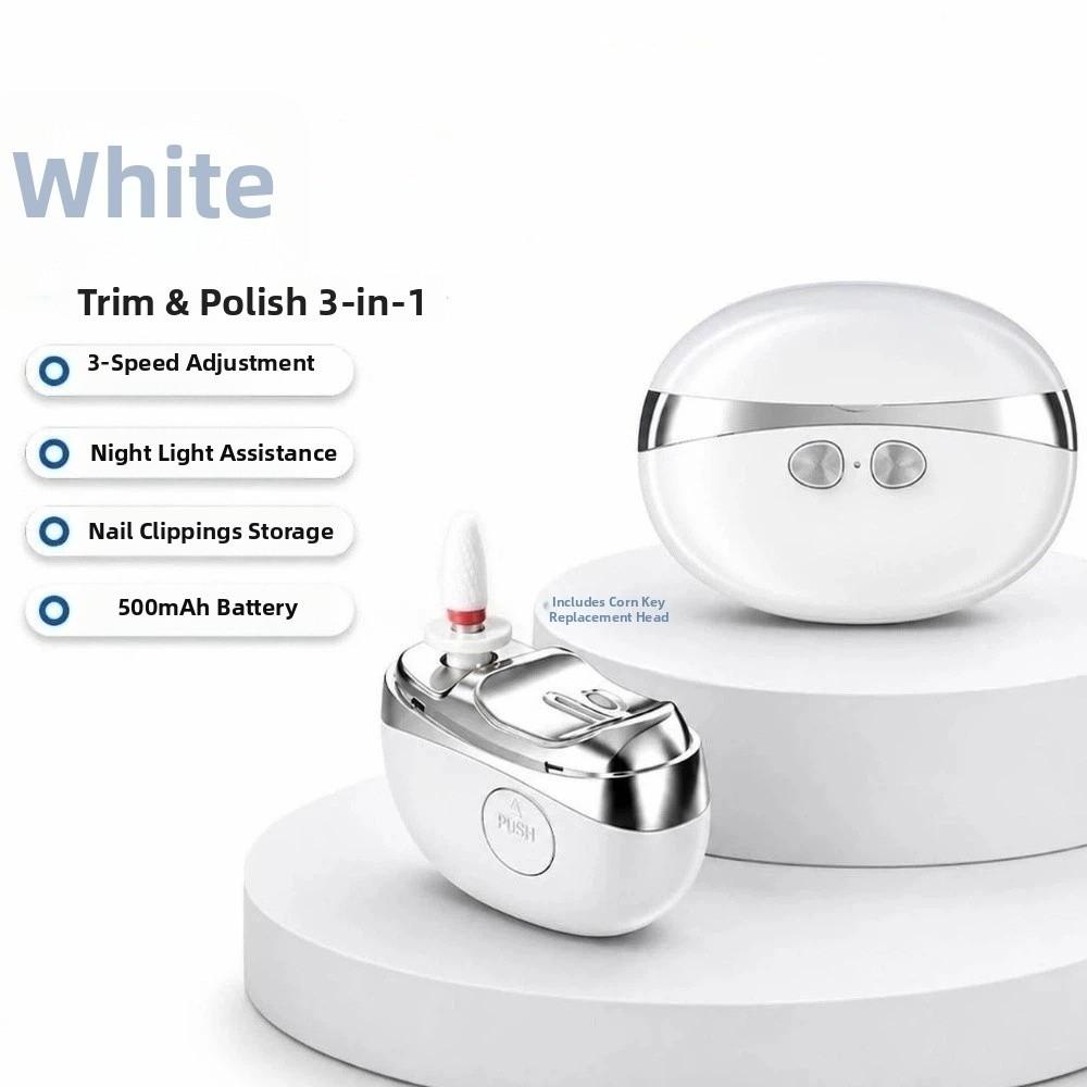 Portable Automatic Nail Trimmer Rechargeable Nail Polisher Nail Grinder Seniors