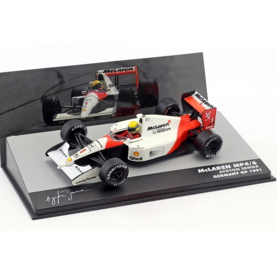 1/43 Scale F1 Diecast Car McLaren MP4/6 Ayrton Senna 1991 German Grand Prix World Champion [Parallel Import]