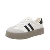 Thick-soled Dexun Little White Shoes Women's 2024 Autumn New Fashionable Versatile Comfortable Non-slip Lace-up Casual Sports Shoes