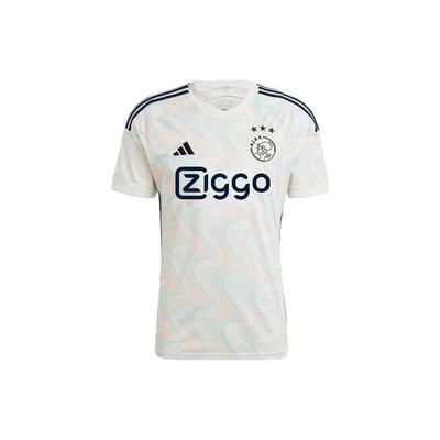 adidas Ajax Amsterdam Fußballtrikots Herren Helles Weiß Moderate Gerade Passform HZ7717