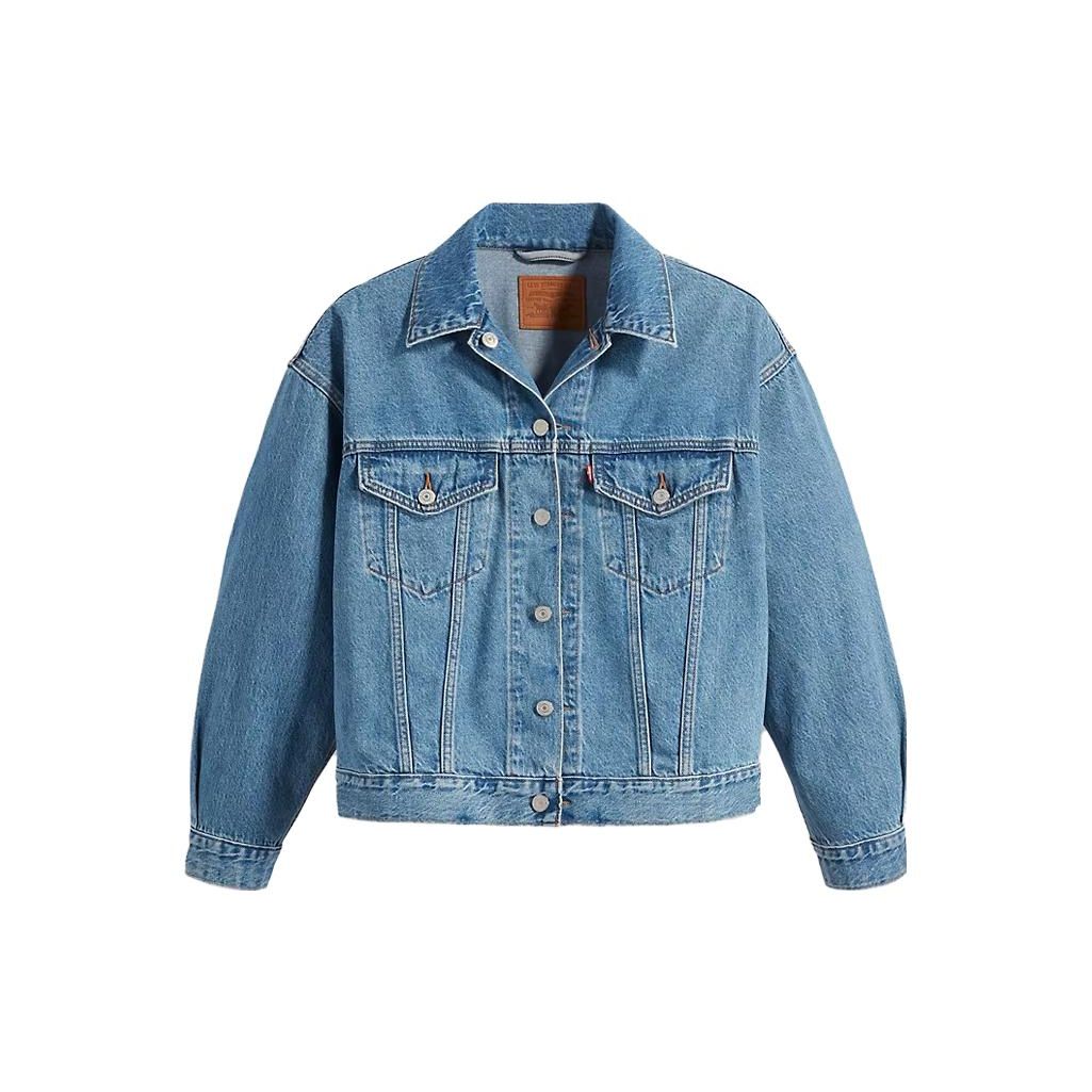 

Куртка Levis Color Block на пуговицах с длинным рукавом Женские куртки Синяя A6049-0000 L