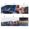 Colorful Bear No Sew Waist Button Jeans Buttons Cute Bear Jeans Buttons Pins