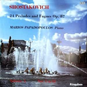 

CD MARIOS PAPADOPOULOS Shostakovich 24 Preludes Fugues KCLCD2023 KINGDOM 1990 UK Classical Used