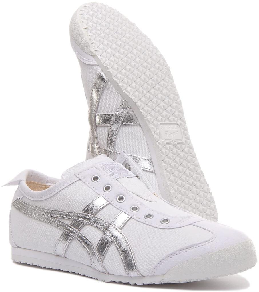 Sneaker MEXICO 66 Silber cm [Onitsuka Tiger] SLIP-ON1 Weiß/Pure 29.0