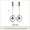 Japanese Style Blue Claw Ceramic Soup Spoons (2-Pack)