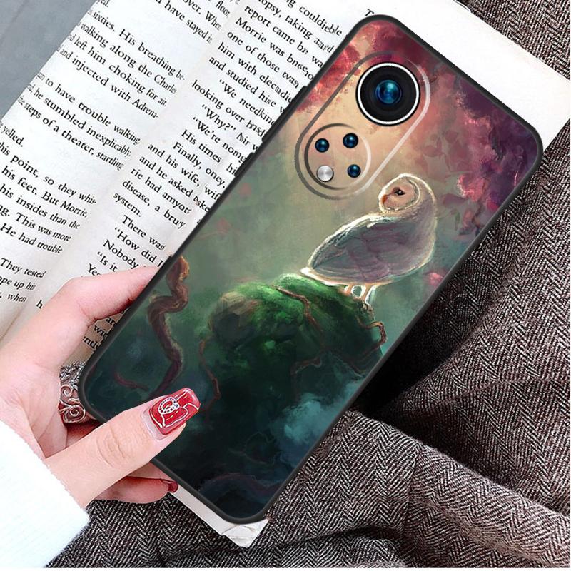 Owl Watercolor Animal Case For Honor Magic 8 5 6 7 Lite Honor 200 400 Pro 50 70 90 X9d X9b X9c X9a X8c X8b Win RT