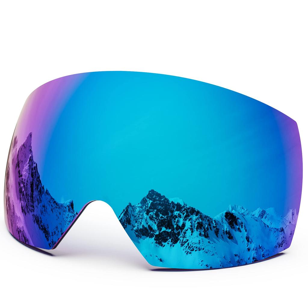 MAXJULI Professional Magnetic Ski Goggles Double Layers Lens Anti-fog UV400 Skiing Snowboard Eyeglasses Snowmobile For Men for Women M6