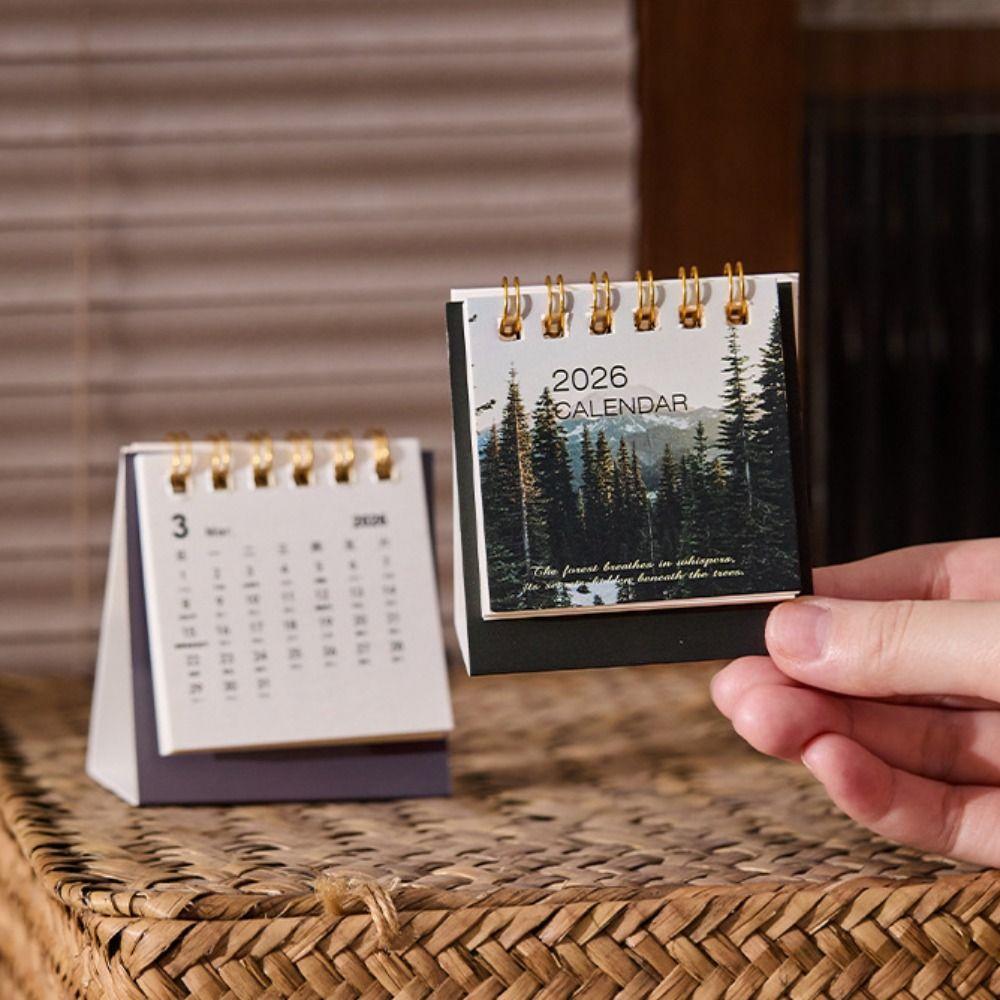 2026 To Do List Desk Calendar Home Decoration Thick Paper Schedule Planner Simple Creative Mini Calendar Desktop Decorations