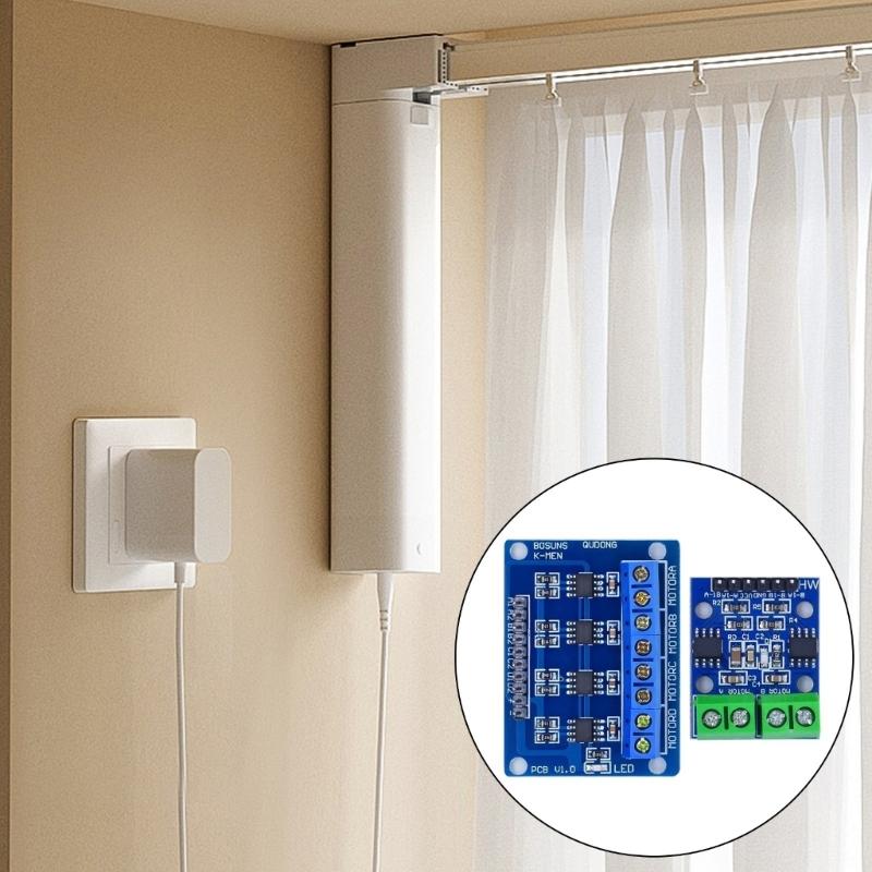 Versatility L9110S Motor Driver Board Support 2.512V Control DCMotors Simple Pin Control Achieve Complex Motion Control