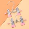 Multi Functional 12cm Mini Pants Clip, Seamless Stainless Steel Anti Slip, Can Clip Clothes, Socks, Underwear, Single Hook, Double Clip