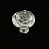 Mânăr de sertar din sticlă cu cristal roz de 30 mm - Stil Retro European pentru Dulap sau Comodă