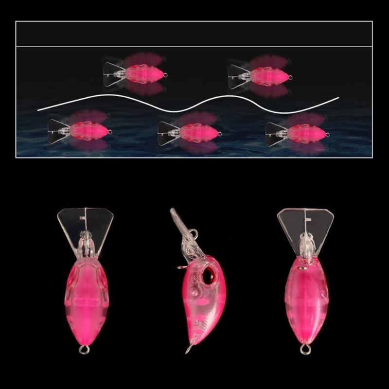 High Strengths Fast Sinking Baits Features Flexible Silicones Tail And Double Hook Bright Color For Predators Fish