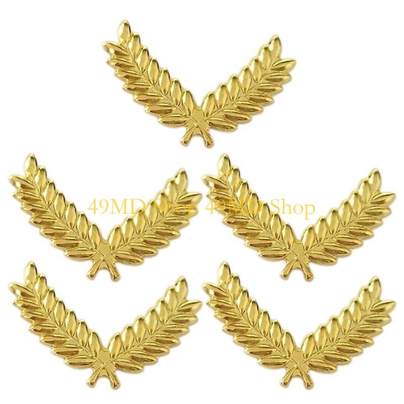 49MD Airline Hat Badge Set of 5 for Professional Uniforms Caps Masquerades Captain Costume Hat Accessories Badge золотой
