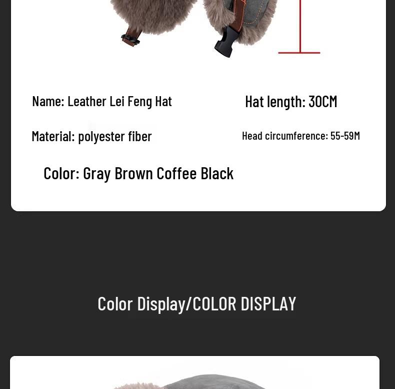 Unisex Lei Feng Aviator Hat: Winter, Velvet-Lined, Insulated, Windproof, Ear Protection for Outdoor Activities, Cycling, and Skiing