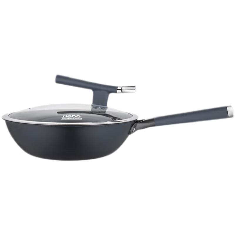 

Debo No-Coating Titanium Non-Stick Wok & Frying Pan, 32cm