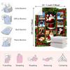 1PC Christmas Santa Print Blanket-Made of soft plush flannel, perfect for sofas, beds or loungers. Ideal for holiday home decor