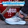 Atmungsaktive Herrenschuhe Anti-Quetsch- und Durchstichschutz Herren Stahlkappe Sicherheitsschuhe Sommer Leichte Schutz-Arbeitsschuhe