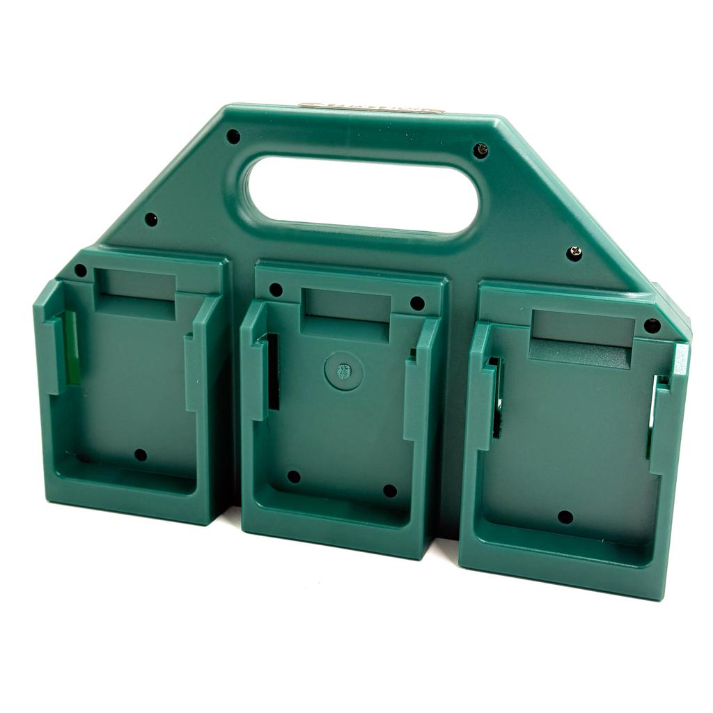 Battery Carrying Holder for Makita 18V & 14.4V, Batteries Case Storage Organizer Rack Portable and Rugged Battery Caddy