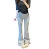Lace Patchwork Micro Flare Pants - Spring 2026 New Arrival, Slimming Versatile Korean Style for Women