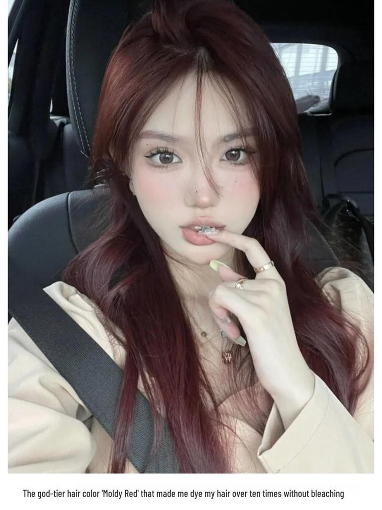 2026 Hair Dye Cream: Gray-Brown Linen, Black Tea Color, with Hair Care Benefits