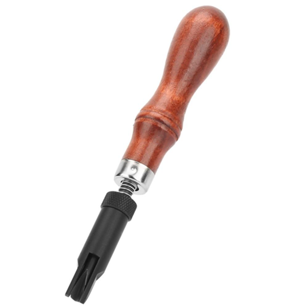 Adjustable Blade Leather Grooving Gouge V Type Blade Wood Groover Craft Tool  Wood Working