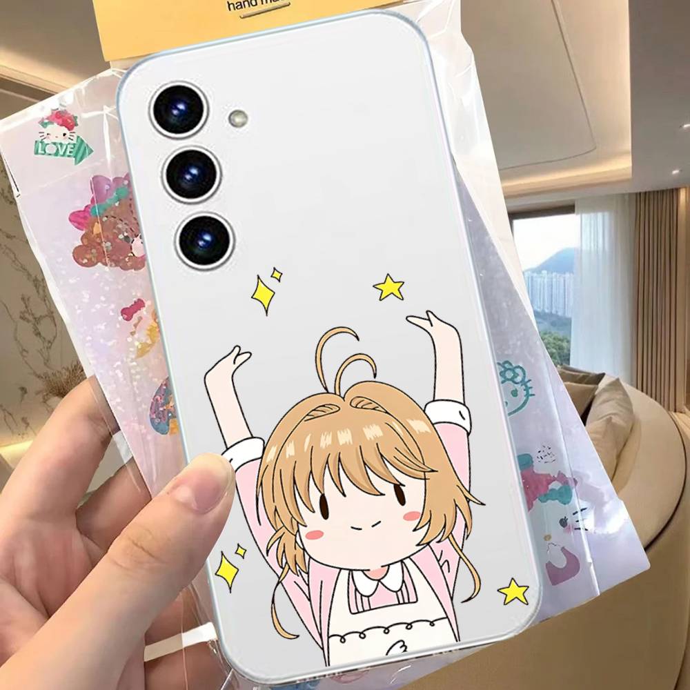 Cute C-Cardcaptor Sakura-s For Samsung Galaxy A52 A12 A51 S21 Edge S22ULTRA S23 S20LITE Plus Ultra Transparent Cover