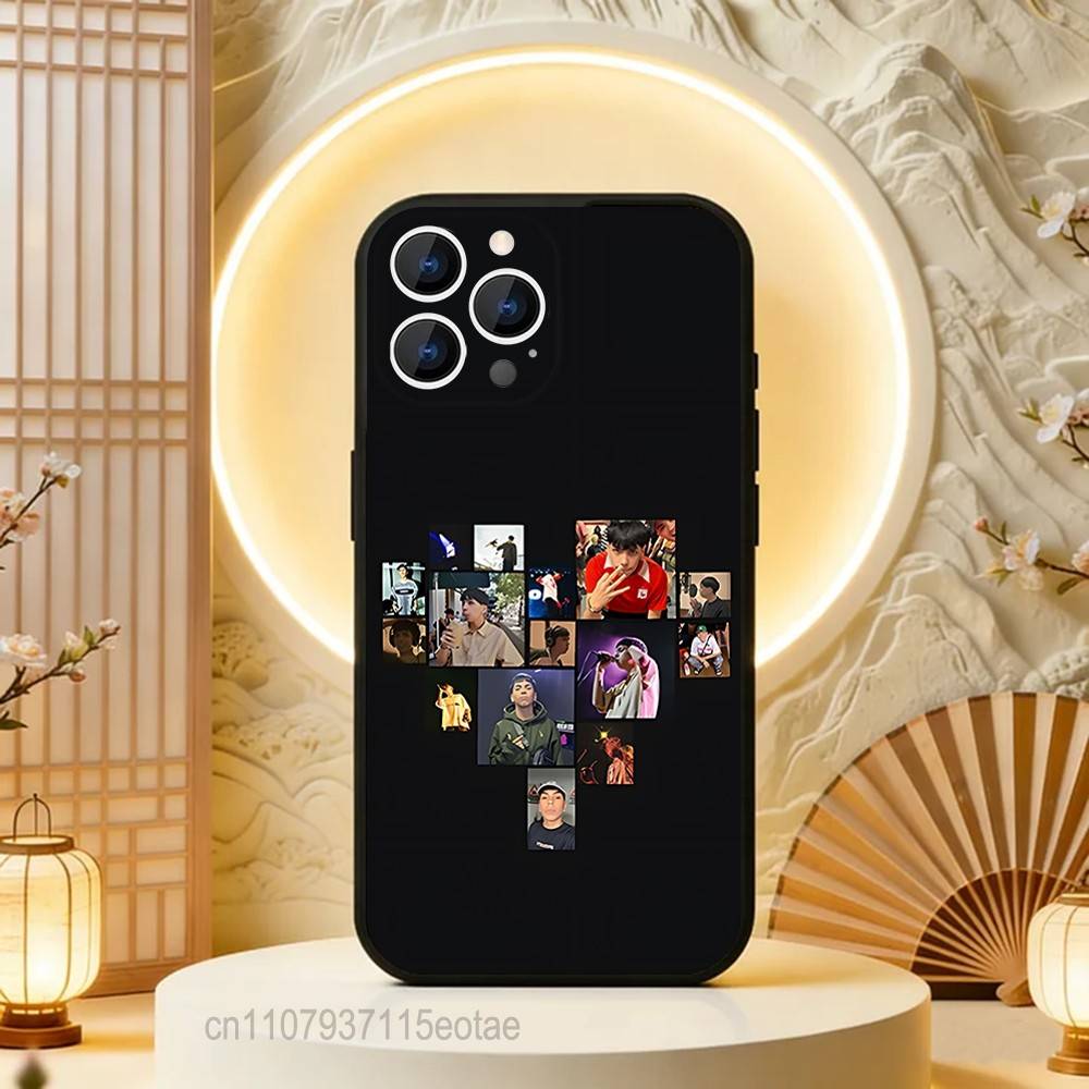 Singer Milo J Black Soft Case For iPhone 17 13 14 15 11 16 12 Pro Max Pro Max Plus E Air Mini Phone Cover Shell