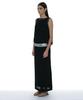 Partimento Woman Sheer Layered Maxi Skirt_Black