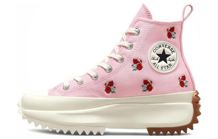 Run Star Converse Hike Platform High 'Embroidered Floral - Sunrise Pink' A05192C