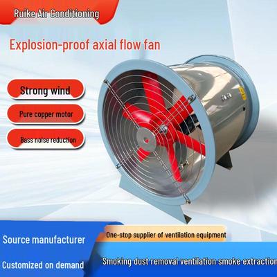 Industrial High-Speed Explosion-Proof Axial Flow Fan for Dust Removal and Firefighting Ventilation