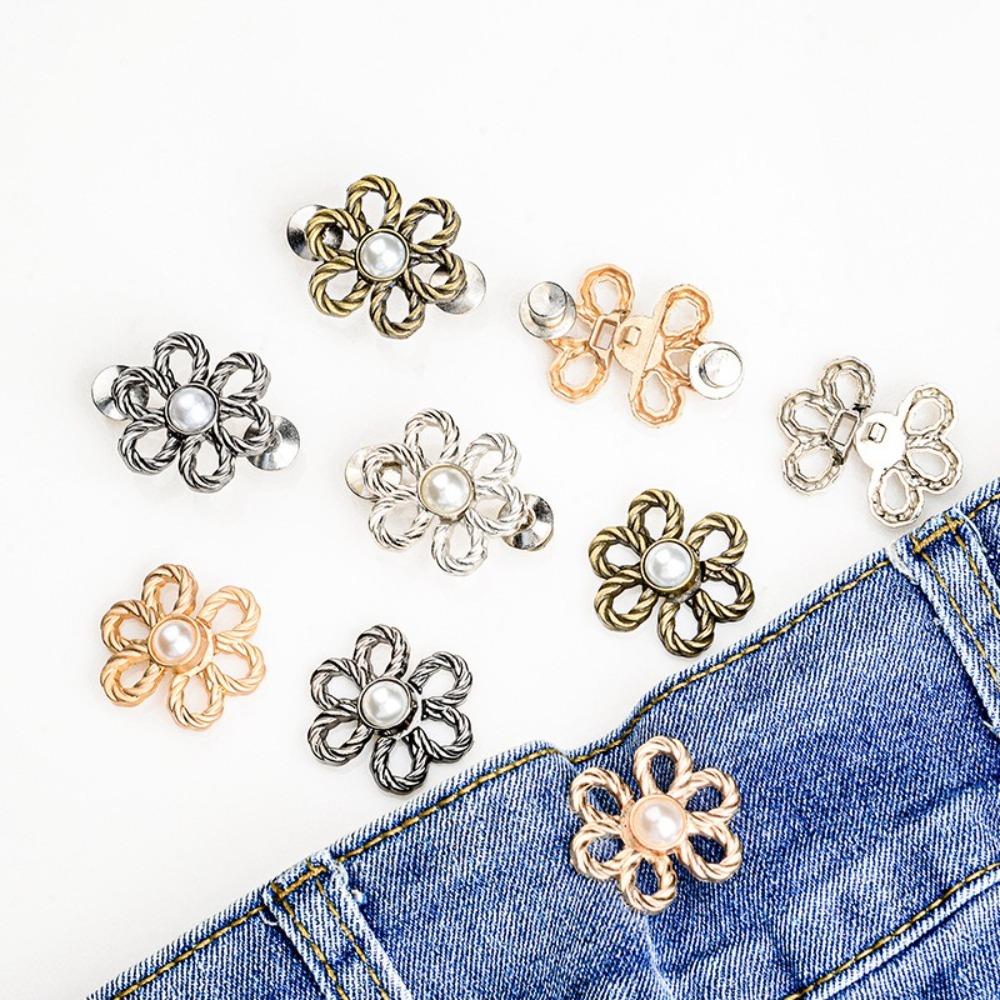 Reduce Waist Adjustable Buckle DIY Retractable Button New Pants Pin Pants