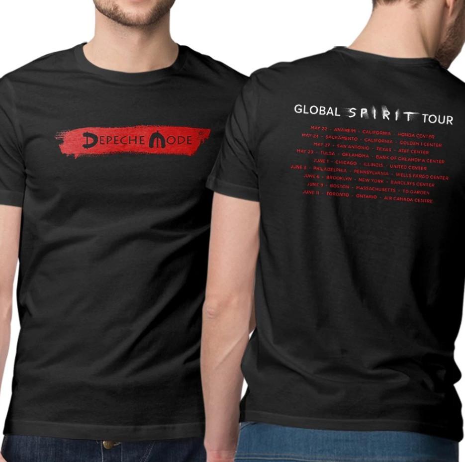 Depeche Mode Global Spirit Tour Tshirt size S5XL Unisex T-Shirt XXXL