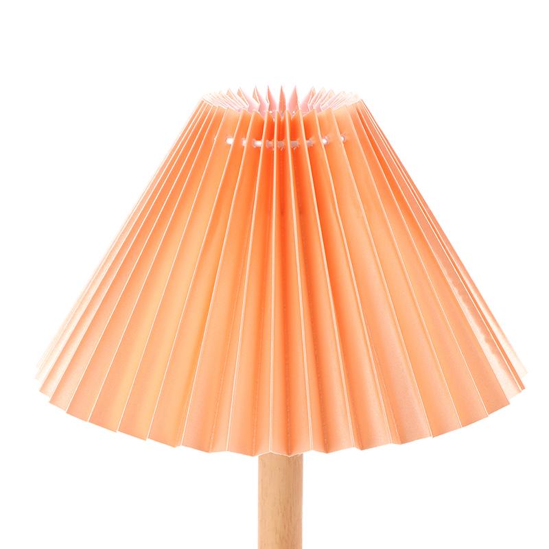 1 stk Takdekor Stoff Plissert Lampeskjerm Moderne Vaskbart Bordlampe Trekk DIY Retro Lysekrone Stofftrekk Stue Spisestue