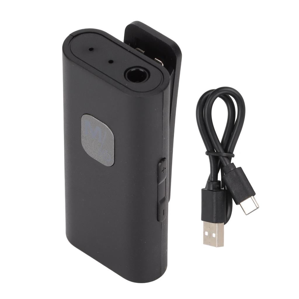 Bluetooth AUX Receiver Support Memory Card 3.5mm Clip On Wireless Car Stereo Adapter for Wired