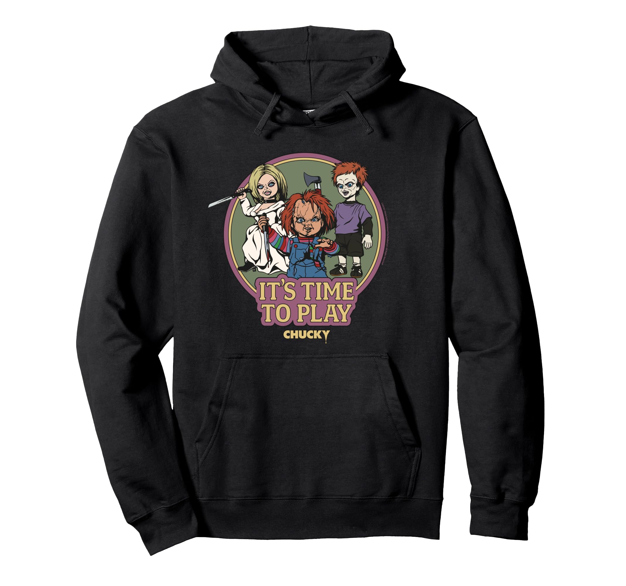 

Толстовка с капюшоном Chucky Time to Play Family чёрный