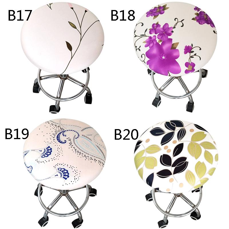 Home Decor Chair Cover Seat Cover Spandex Round Slipcover Floral Multicolor 1Pcs Home Decor Chair Cover Seat Cover Spandex Round Slipcover Floral Multicolor 1Pcs