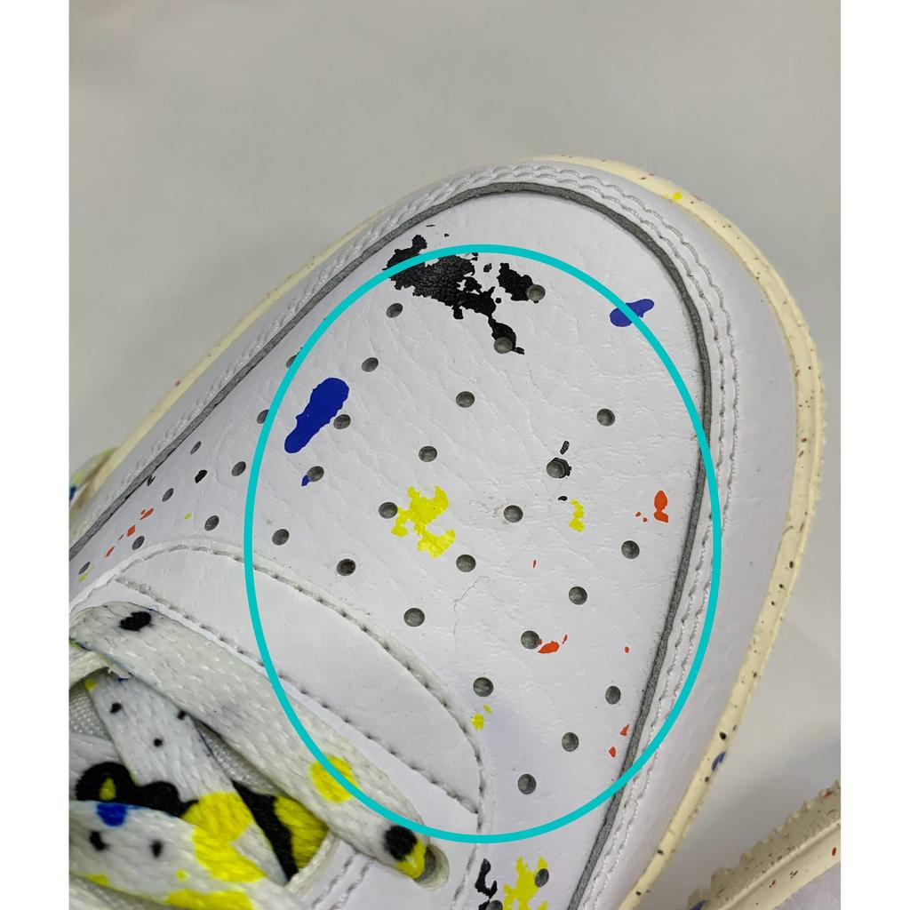 Pre-owned Nike Air Force 1 '07 LV8 Low Paint Splatter CZ0339-100-P26103563487586