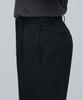Musinsa Standard [Stitching Detail] Raw Edge Cutting Wide Slacks [Black]